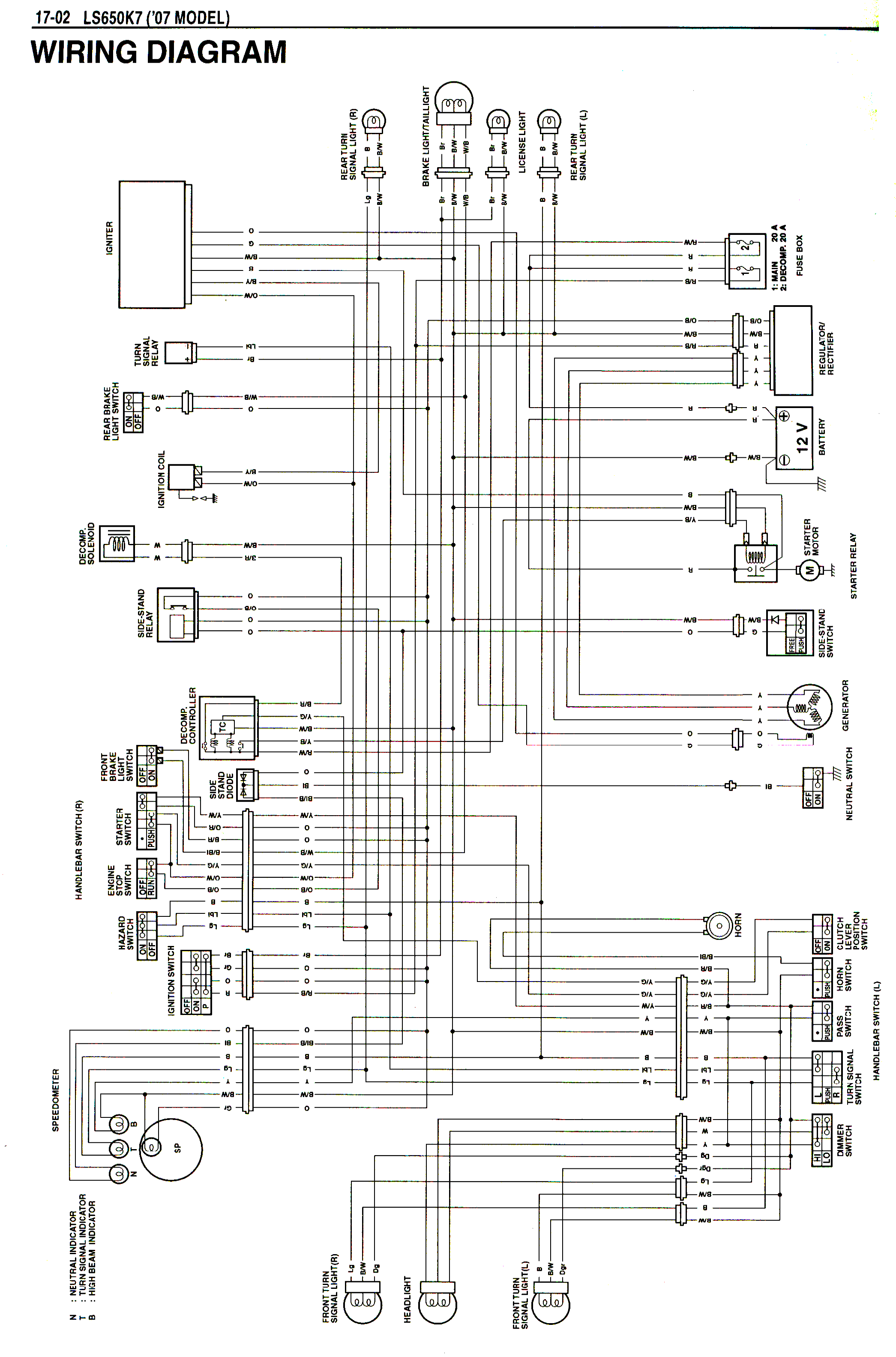 Suzuki Savage Ignitor Wiring Diagram from suzukisavage.com